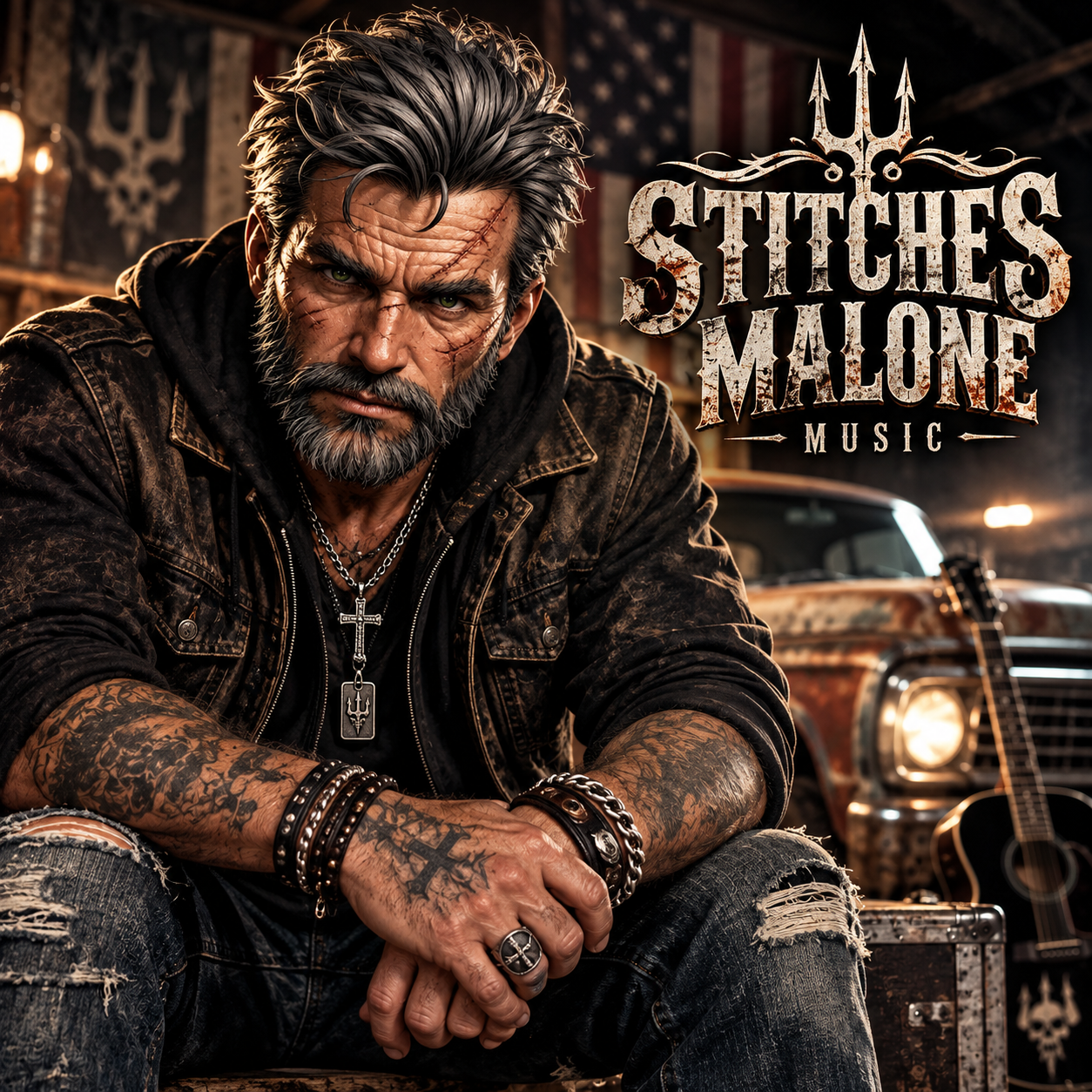 Stitches Malone artist portrait